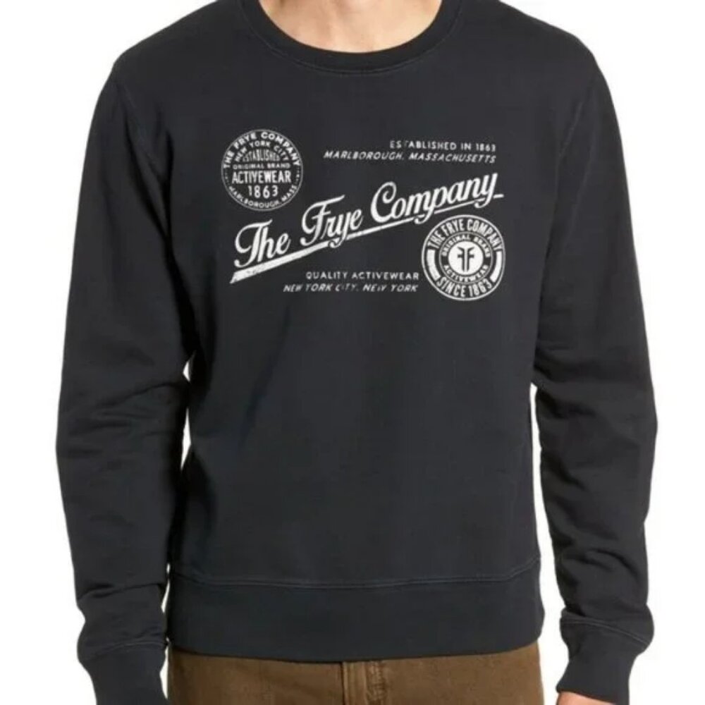 Frye regular fit, vintage style LOGO Sweatshirt